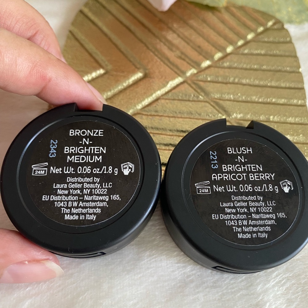 LAURA GELLER BLUSH APRICOT BERRY AND BRONZE BRIGHTEN MEDIUM - Picture 6 of 6
